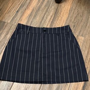 DISSH Dark Blue Pinstripe Skort NWT